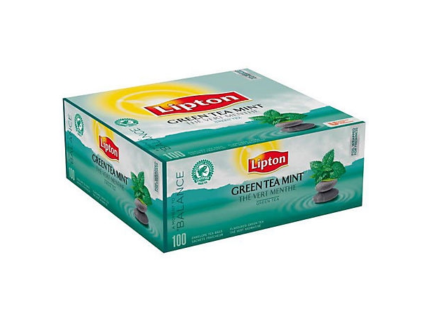 Lipton Theezakjes Green Tea Mint 100x1,6GR