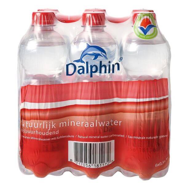 Dalphin Mineraalwater Koolzuurhoudend, Pet-fles 18x50cl