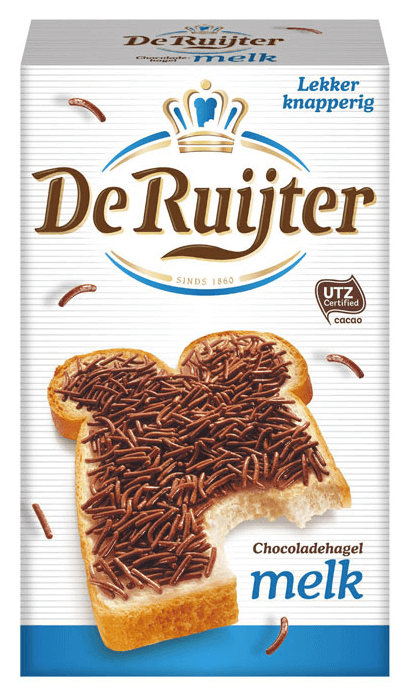 De Ruyter Chocolade Hagel Melk 400GR