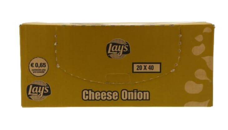 Lays Chips Cheese Onion 20x40GR