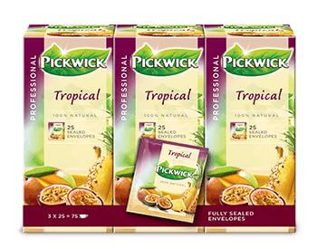 Pickwick Theezakjes Tropische Vruchten 3x25ST