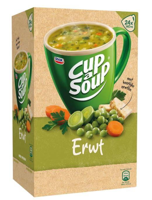 Unox Cup-A-Soup Office Pack Erwten 24x140ML