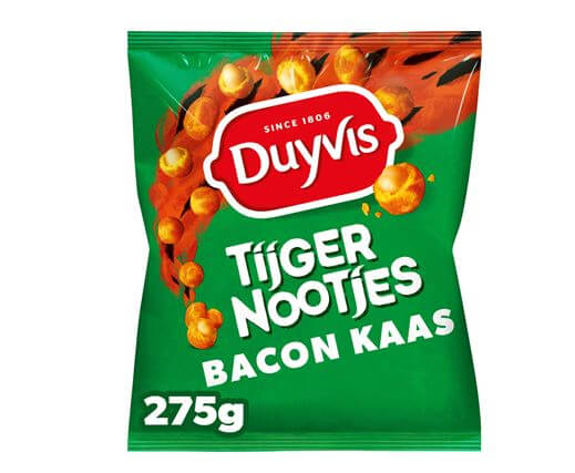 Duyvis Tijgernootjes Bacon Kaas  275gr