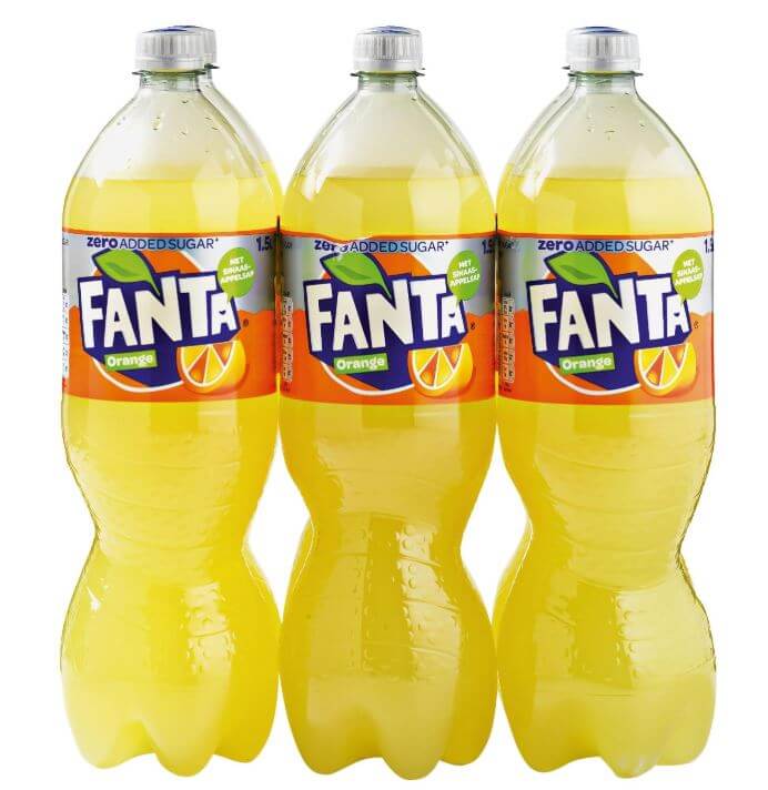 Fanta Orange Zero, Pet-Fles 6x1,5LT