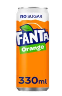 Fanta Orange Zero Blik 24x33CL