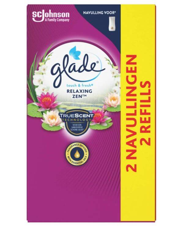 Glade One Touch Navul Relaxing Zen 2x10ML