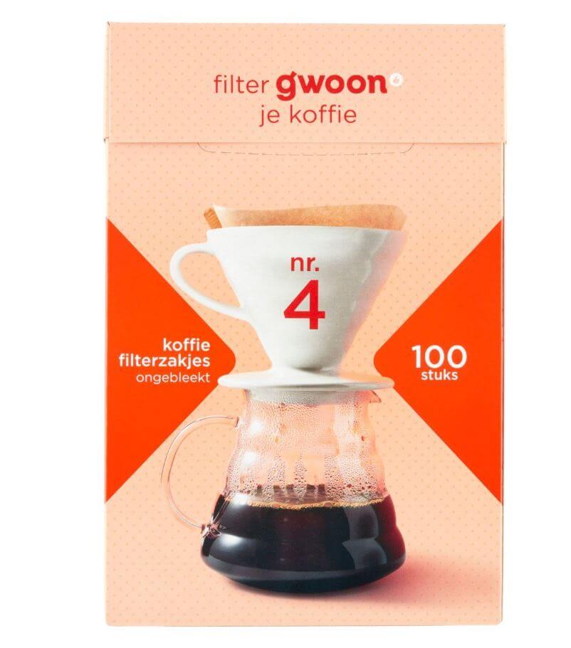 G'woon Koffiefilters NR4 1x100ST