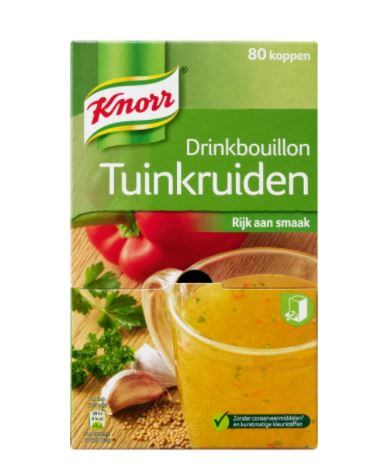 Knorr Drinkbouillon Tuinkruiden 80ZK