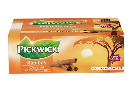 Pickwick Theezakjes Rooibos Env 100x2gr