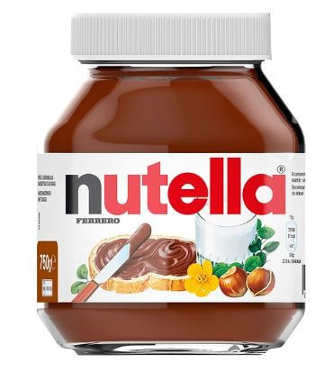 Nutella Hazelnootpasta 825gr